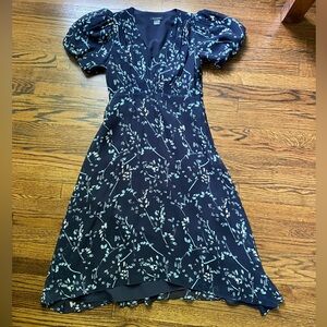 Club Monaco Floral Midi Dress